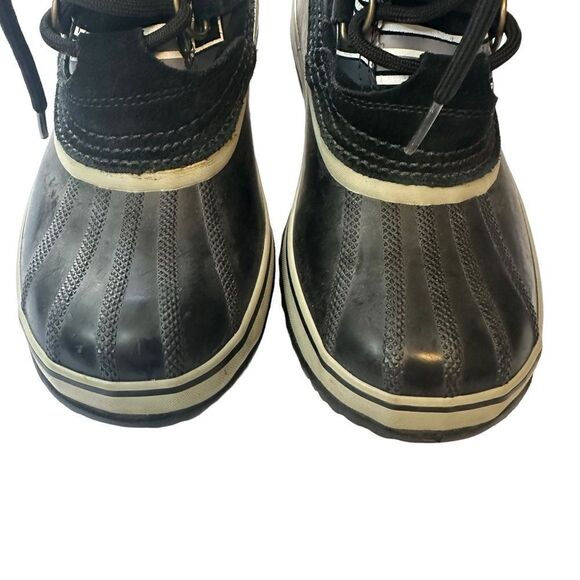 Sorel Waterproof Sherpa lined laced women’s winter duck Boots size 7 - Picture 7 of 8